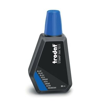 Trodat - Encre pour tampon - bleu - 28 ml