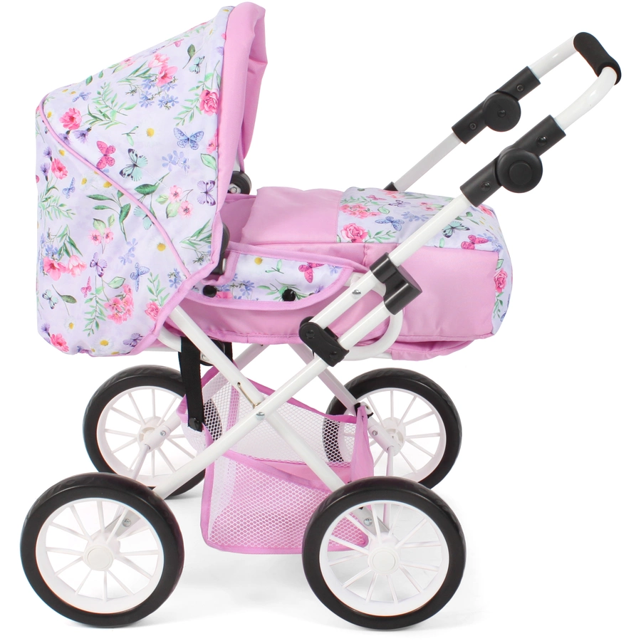 BAYER CHIC 2000 Kombi-Puppenwagen LENI Flowers
