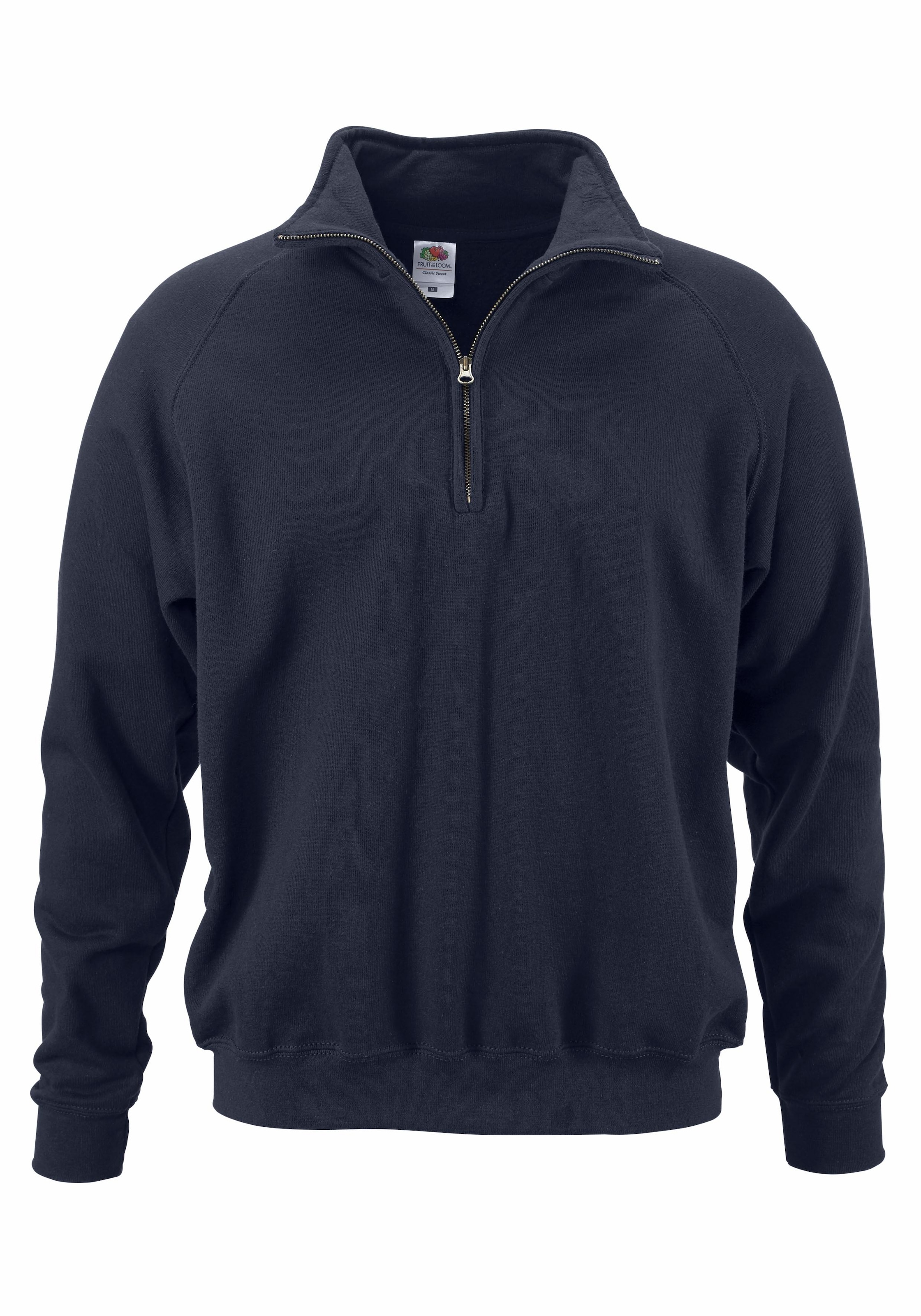 Fruit of the Loom Sweatshirt , mit Reissverschluss