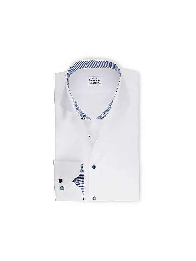 STENSTRÖMS Hemd Fitted Fit weiss