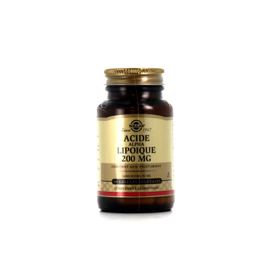 Solgar Acide Alpha Lipoique 200 mg