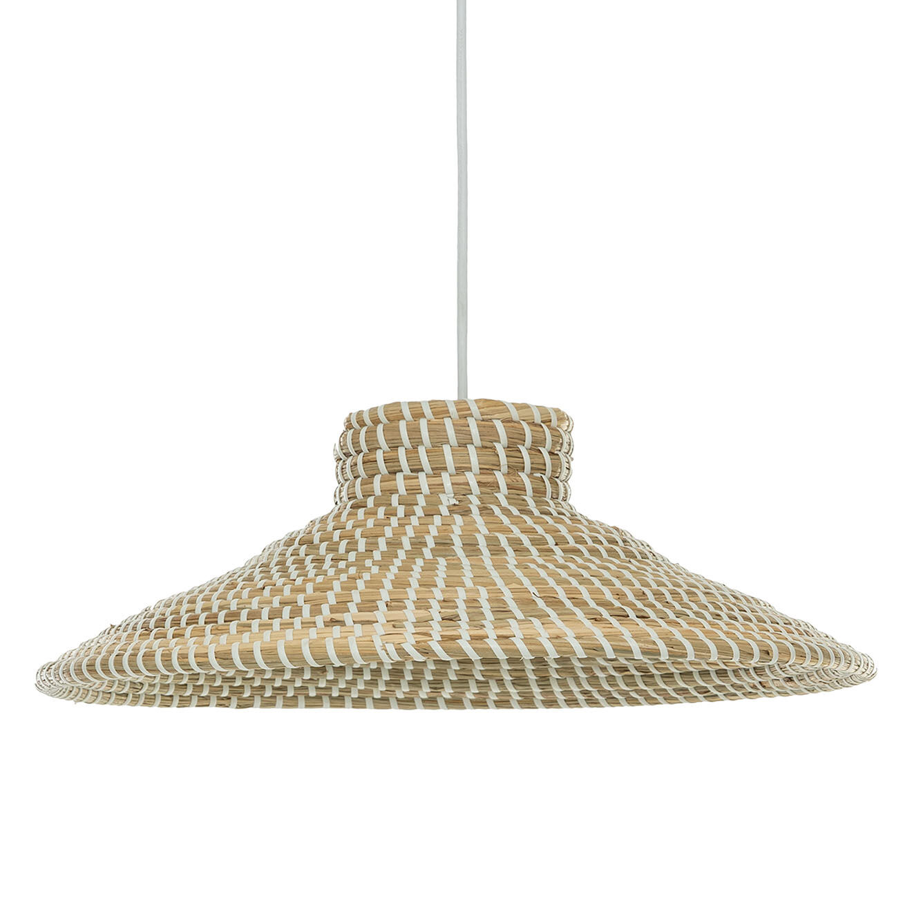 Atmosphera Suspension roseau Edwin beige - D.38x13 cm
