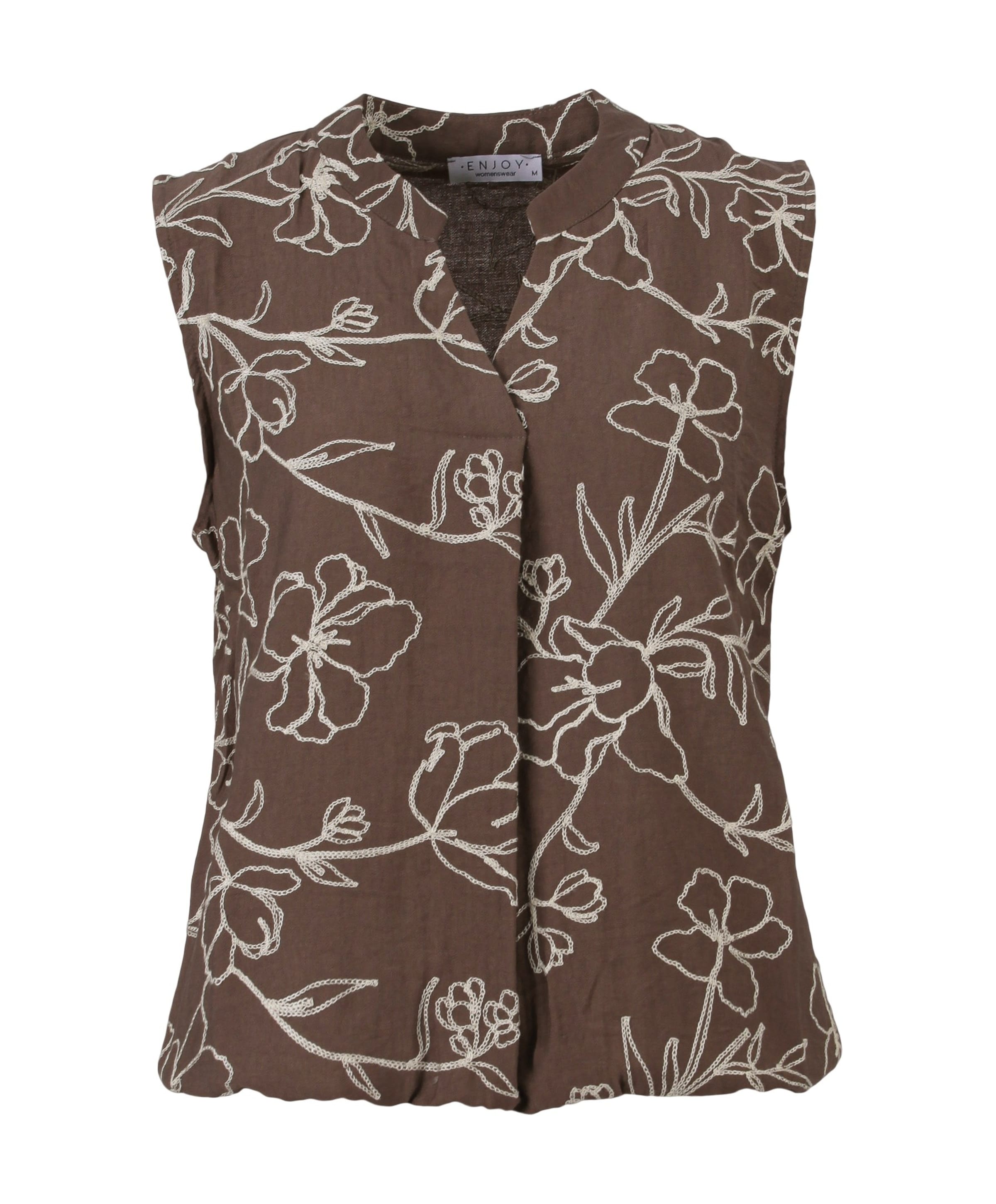 Enjoy Dames top bruin