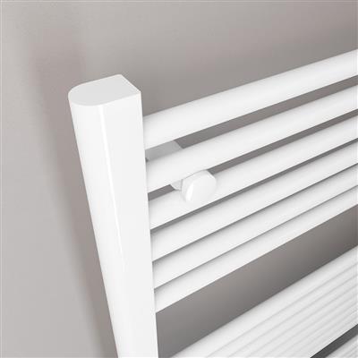 Eastbrook Biava multirail handdoekradiator 60x170cm 1072W wit glans
