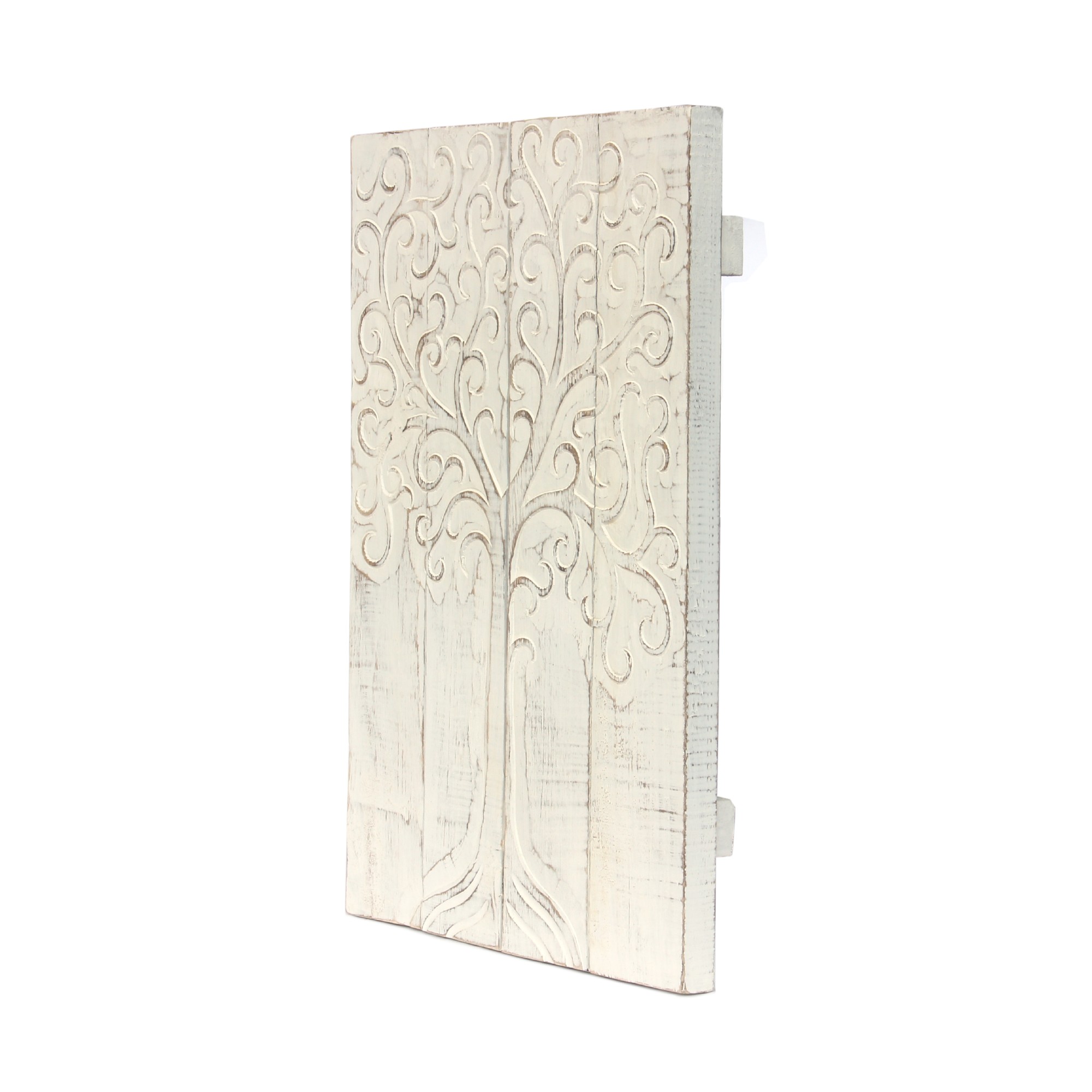 Panel 'Baum des Lebens', weiß, B 40 cm, H 60 cm von fischer's lagerhaus