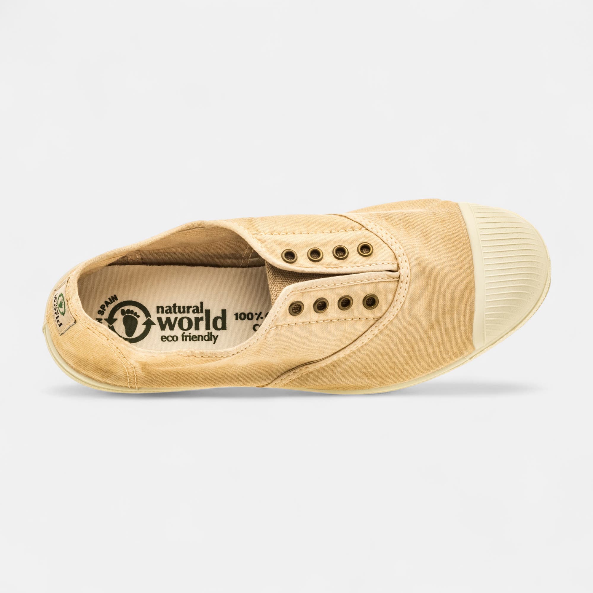 Baskets en toile Femme beige