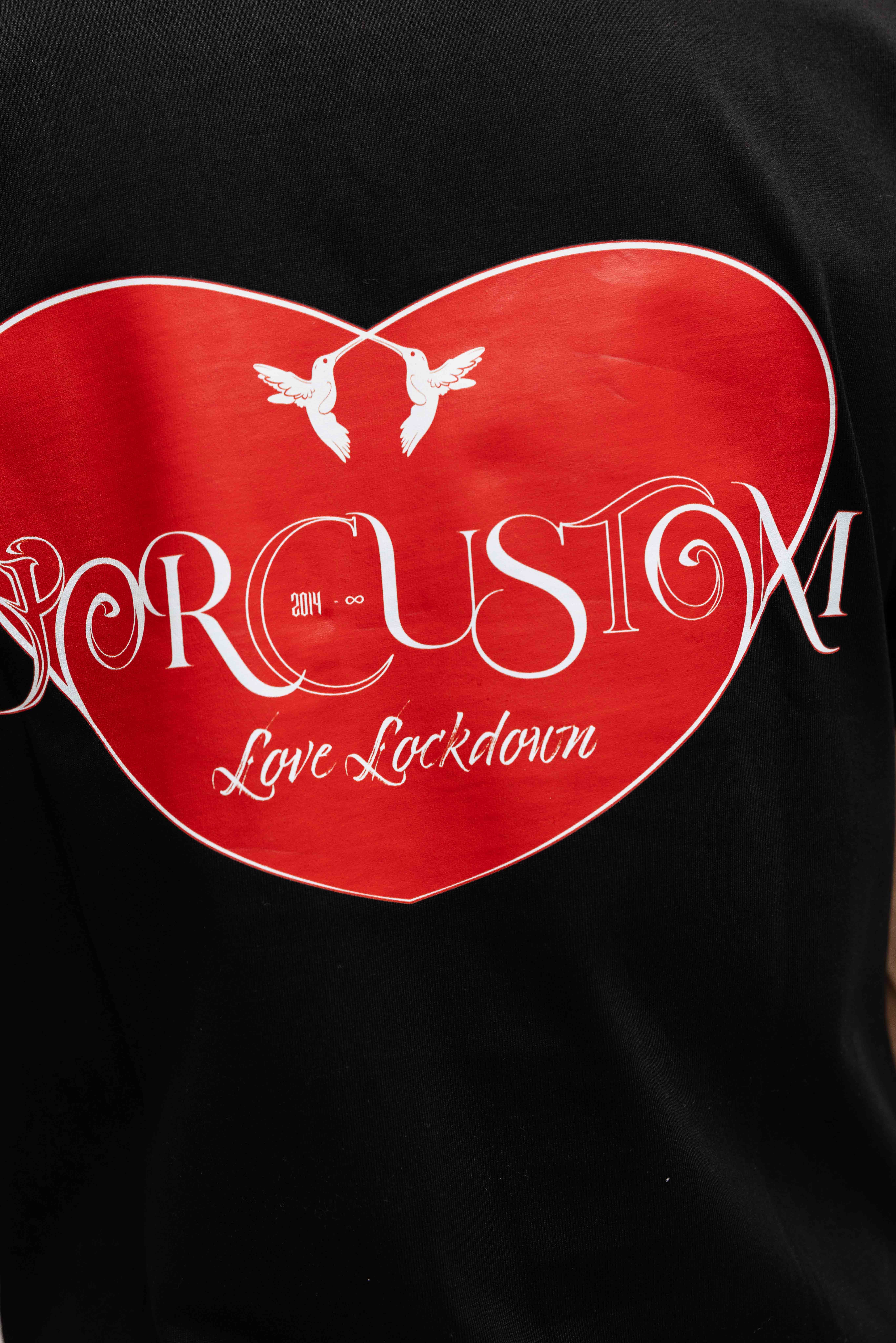 Jorcustom Lovelockdown Loose Fit T-Shirt Heren Zwart