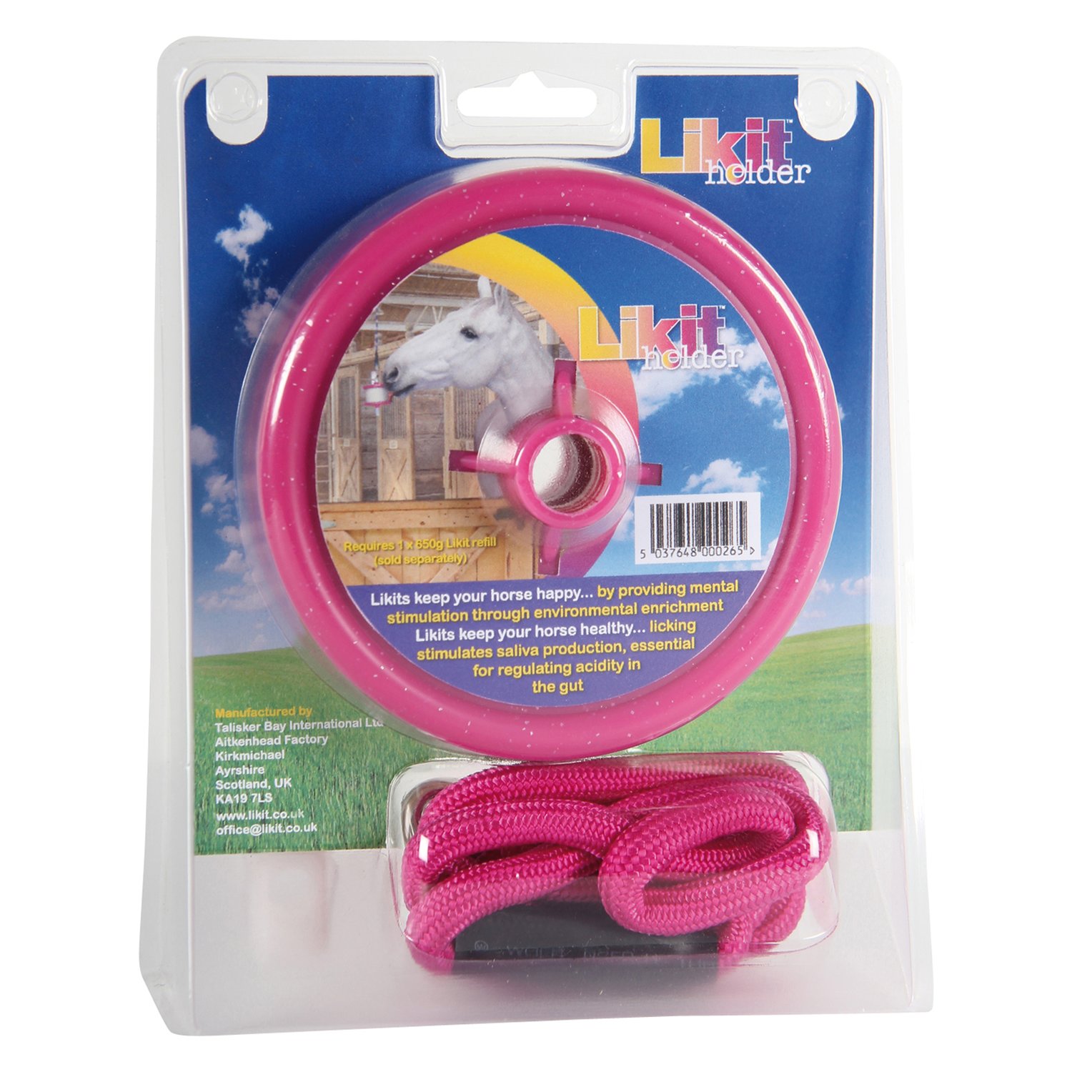 Likit Leckstein-Halterung  - glitzerpink + glitzer