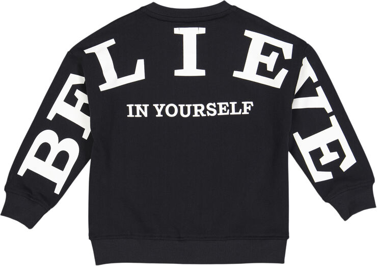 Müsli by Green Cotton Olsen kids believe sweatshirt Black