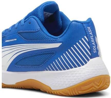 Puma Solarflash III zaalvoetbalschoenen kobaltblauw wit Imitatieleer 28