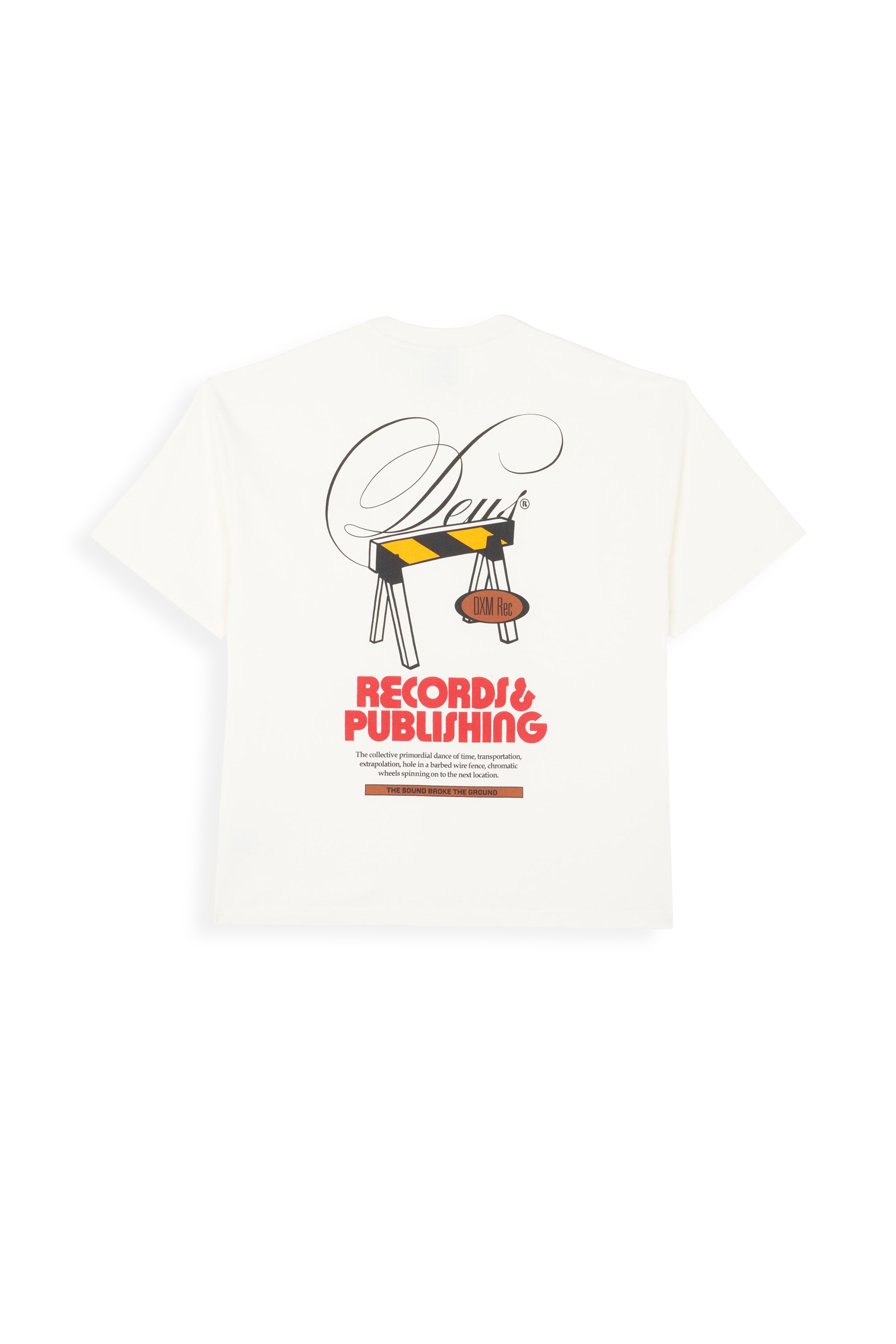 DEUS EX MACHINA T-shirt Caution Tee Beige