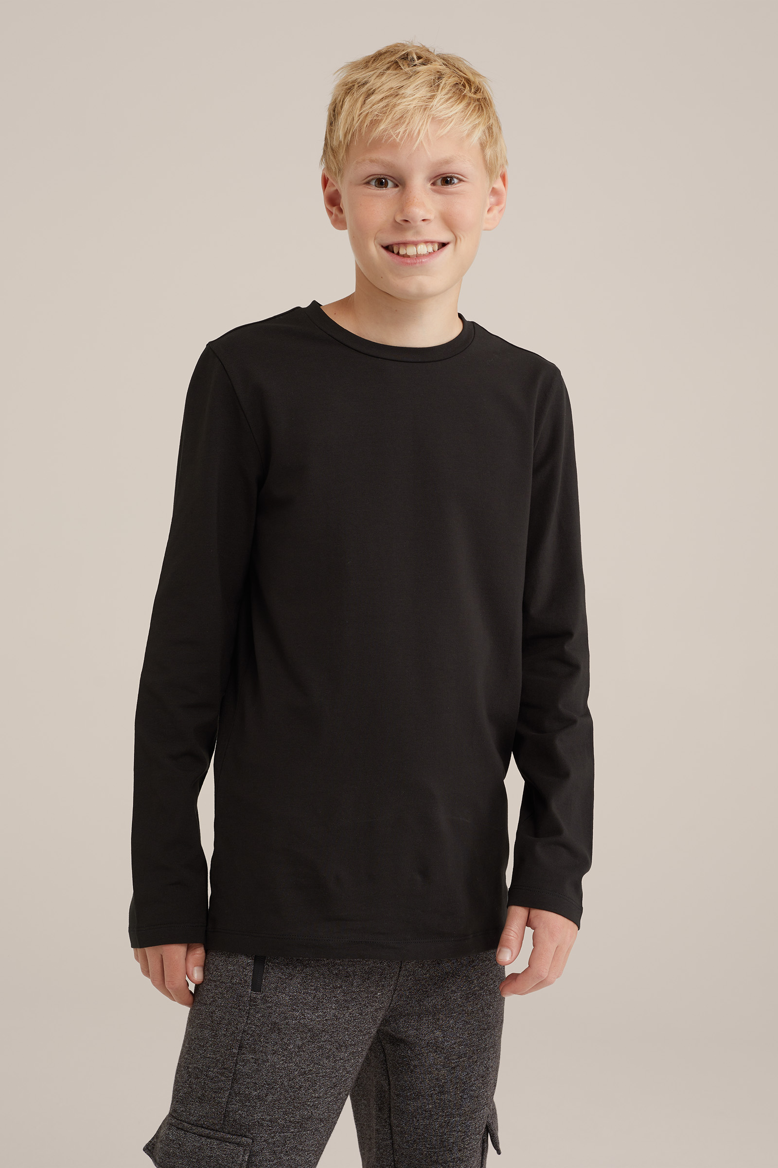 Jongens T-shirt WE Fashion Zwart