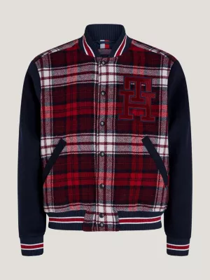 Jaqueta Bomber Varsity TH Monogram Tartan
