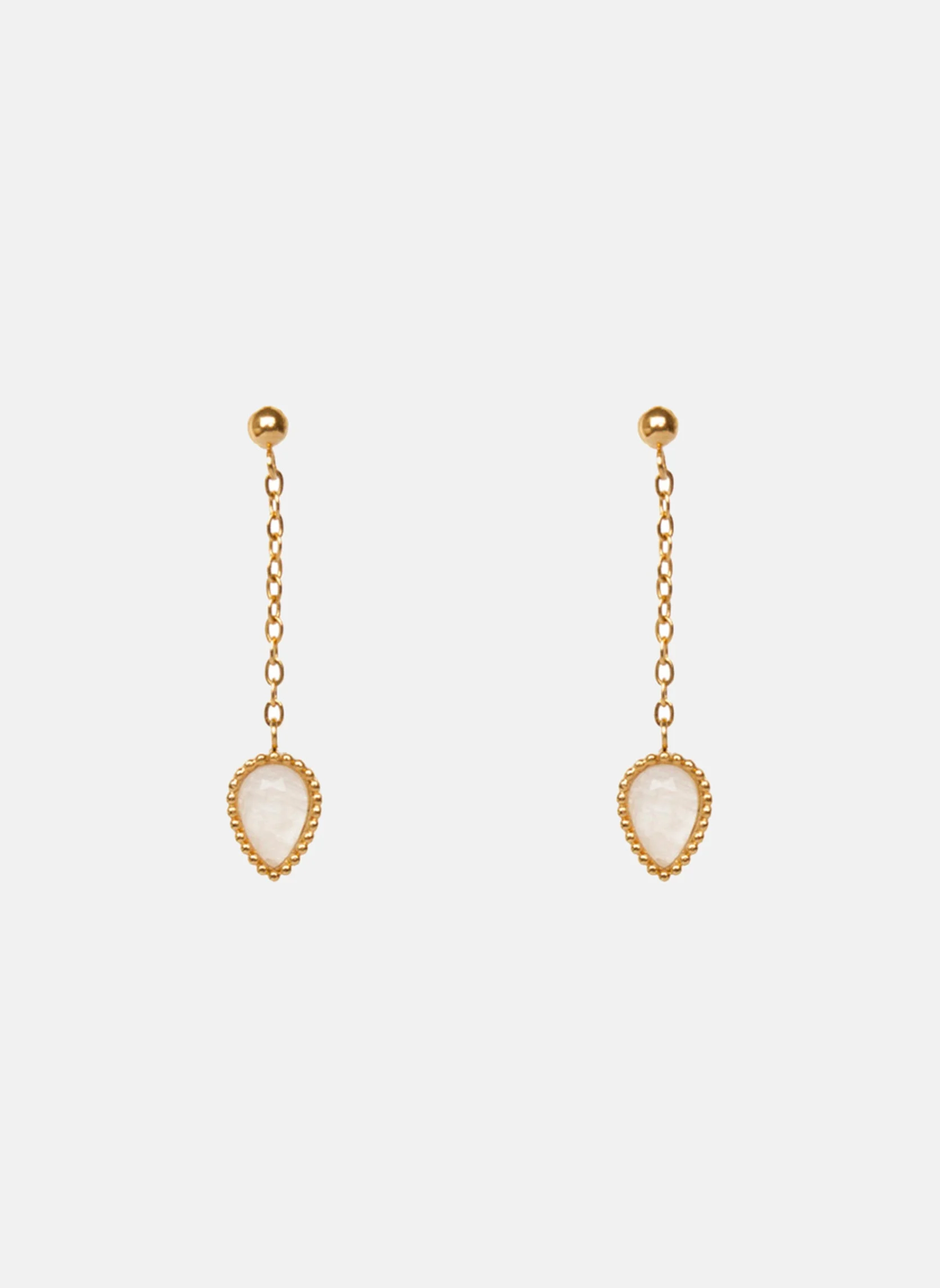HEPA - Boucles d'oreilles pendantes hepa | Blanc