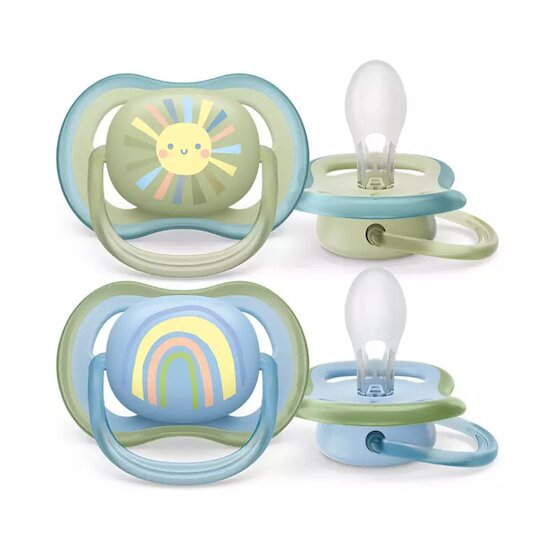 Lot de 2 sucettes Ultra Air Aléatoire   0 - 6 mois   de               Philips AVENT