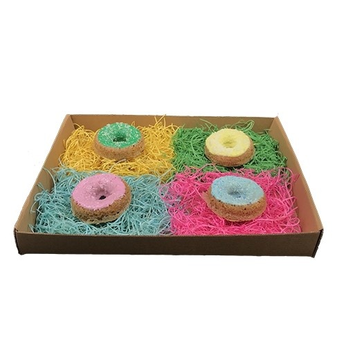 Rosquinha amarela para cães, sabor maçã