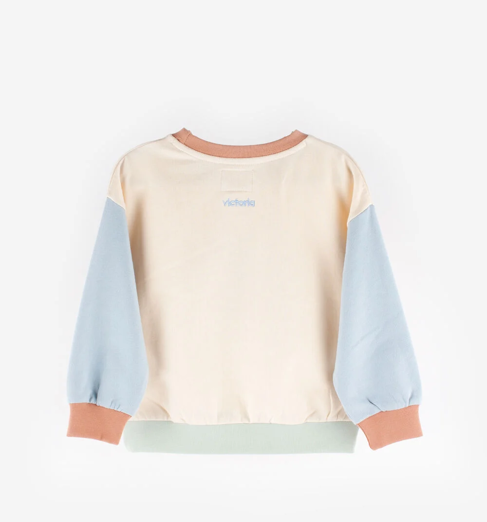 SWEAT-SHIRT COTON FANTAISIE Sweat-shirt enfant AZUL