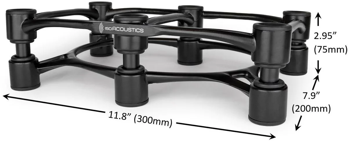 IsoAcoustics Aperta 300 Noir (la pièce) Absorbeurs acoustiques