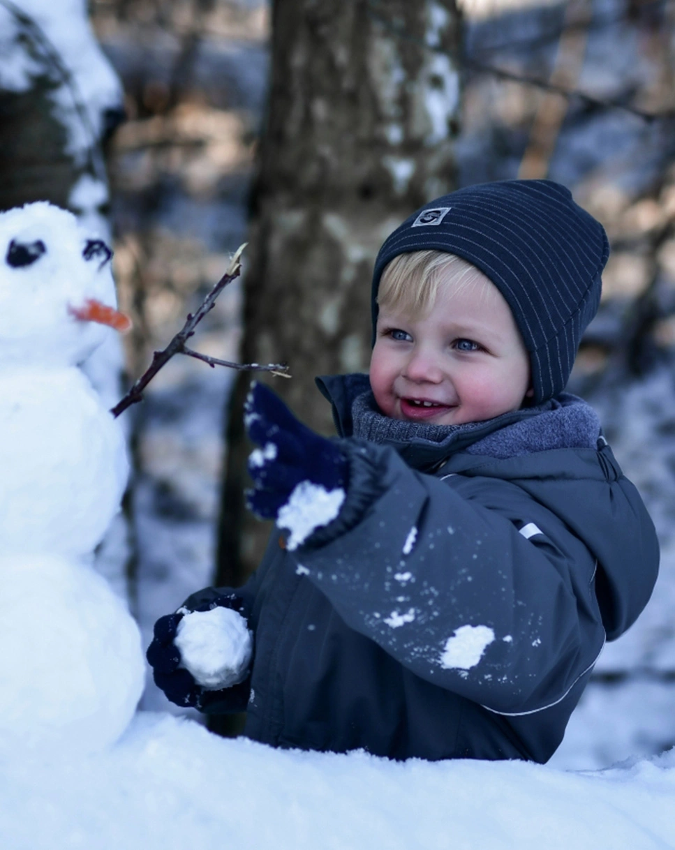 Schneeanzug JUNIOR SOLID in blue nights