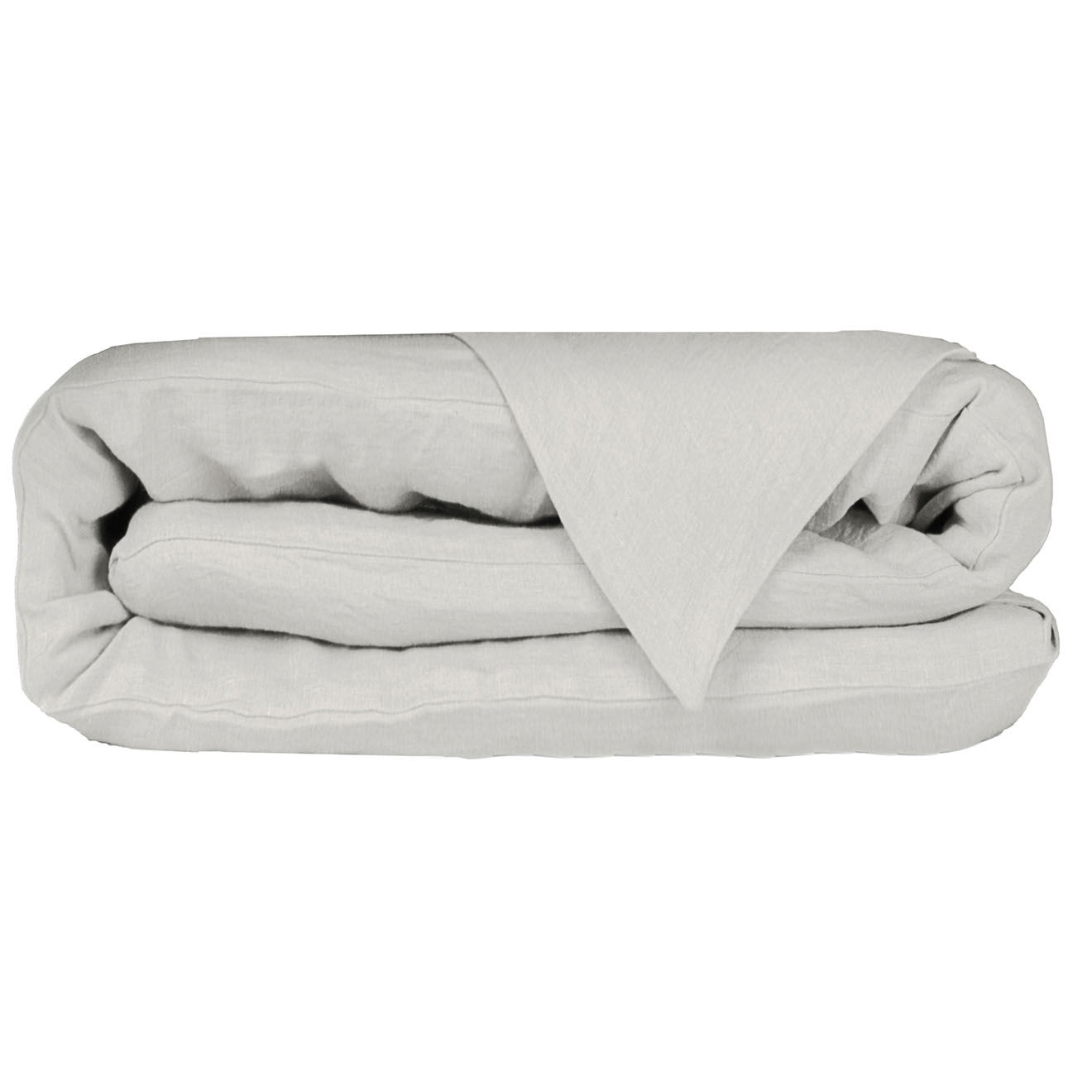 Febronie Housse de couette 100% Lin lavé Hortense perle
