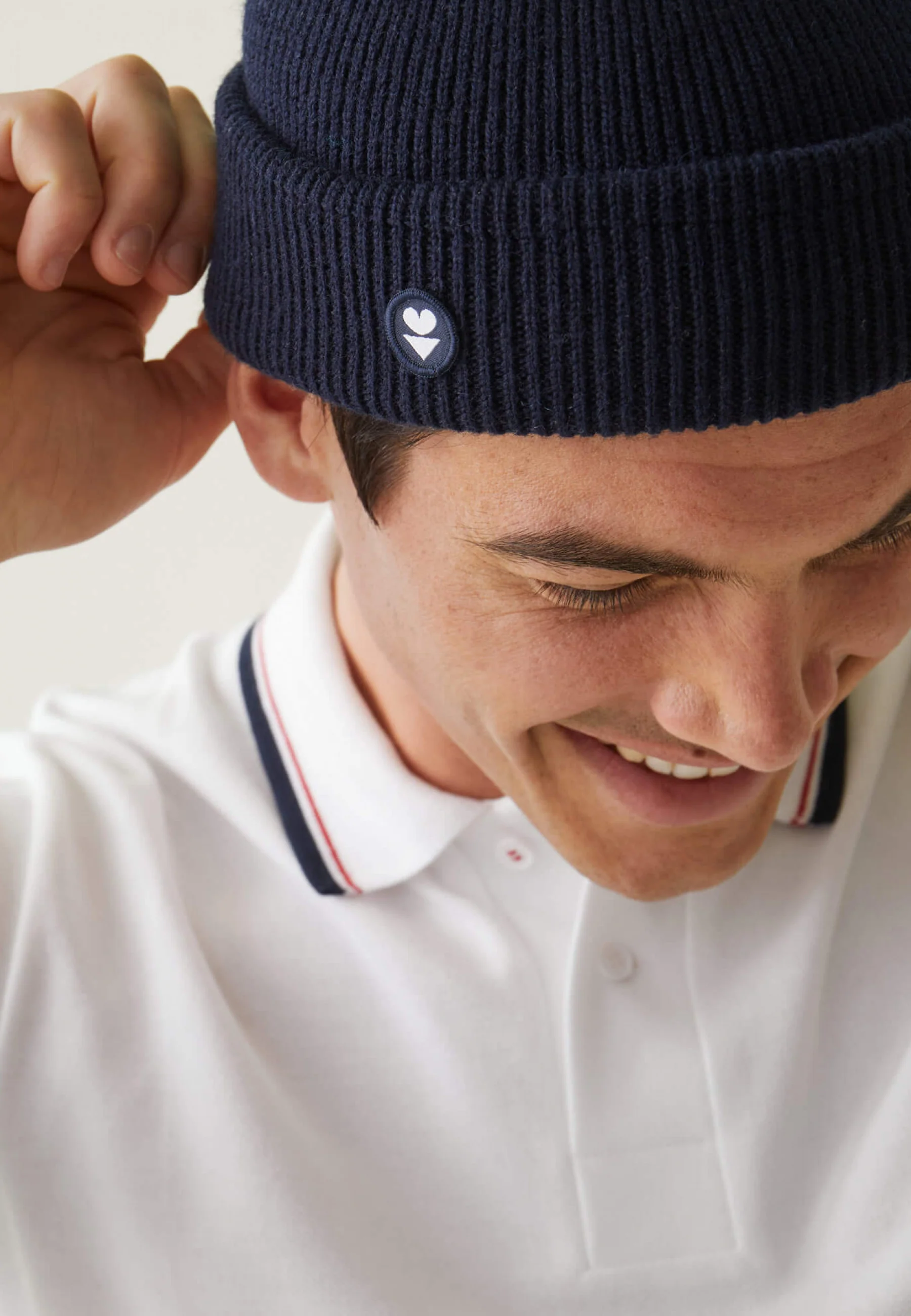 Polo en piqué de coton-Polo