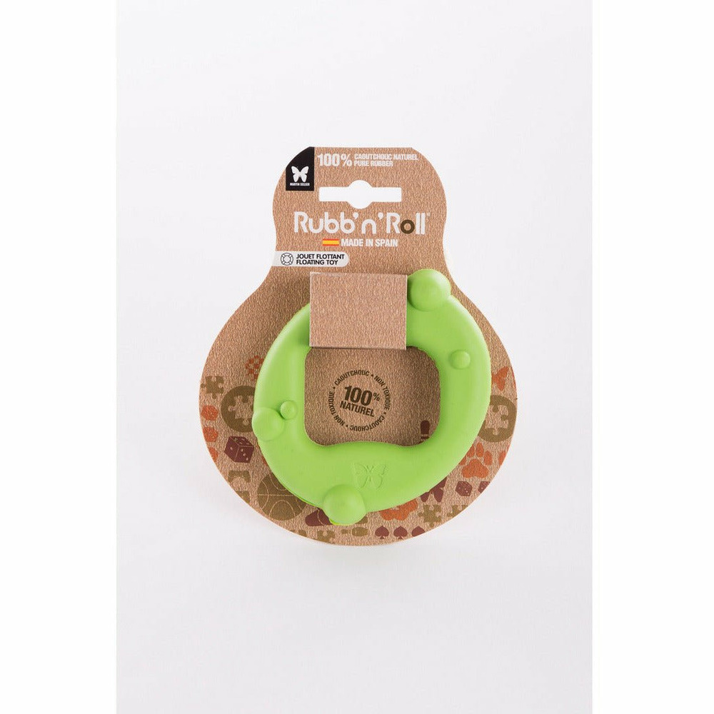 Cercle flottant pour chiens en caoutchouc naturel ø 10 cm x ø 6 cm
