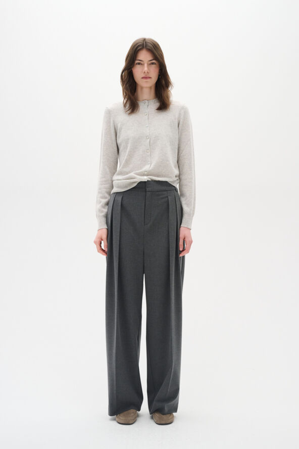 InWear LukkaIW Cardigan Premium - 100% Cashmere New light grey melange