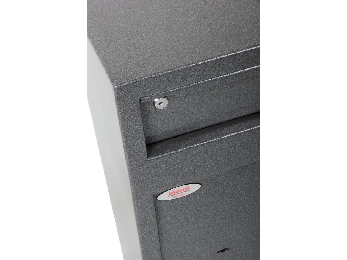 Phoenix Safe Co. SS0992KD, Fritstående pengeskab, Grå, Nøgle, Stål, Penge, 250 mm