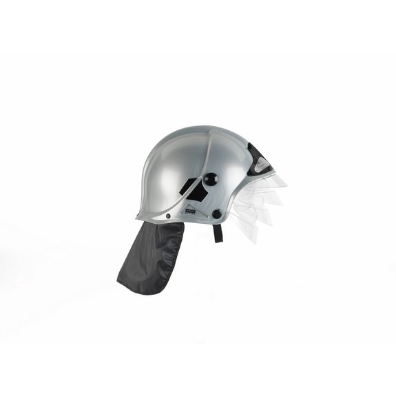 Casque de pompier F1 visière argent