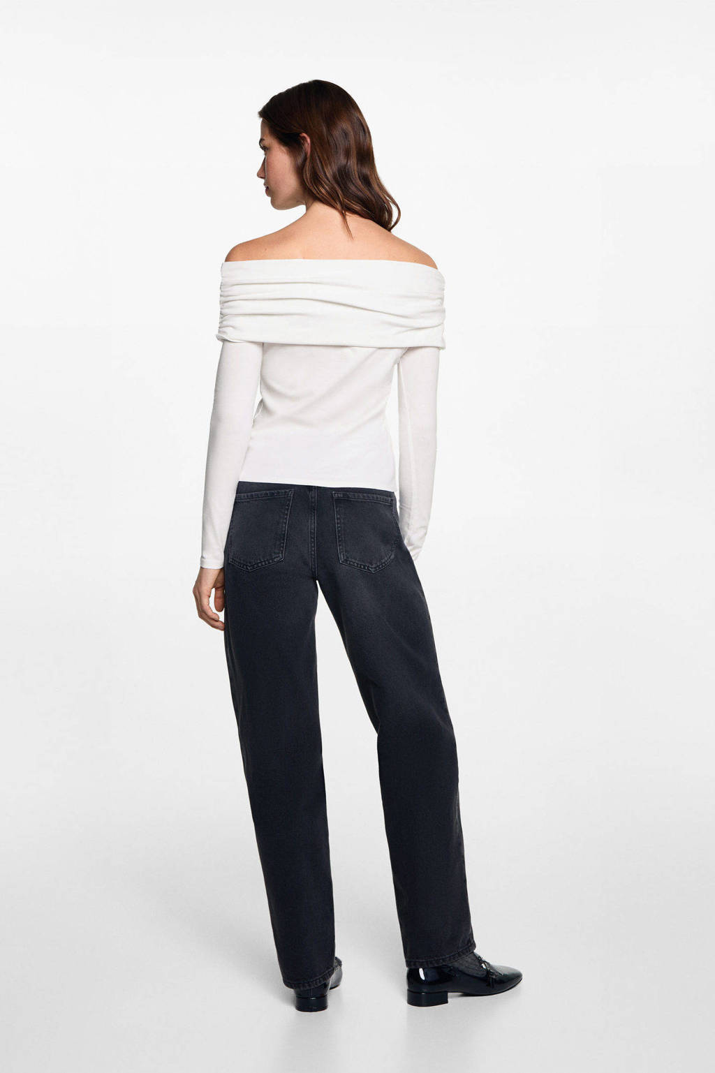 MANGO TEEN off shoulder top wit