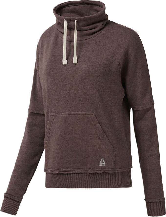 Reebok Marble Cowl Neck Brun
