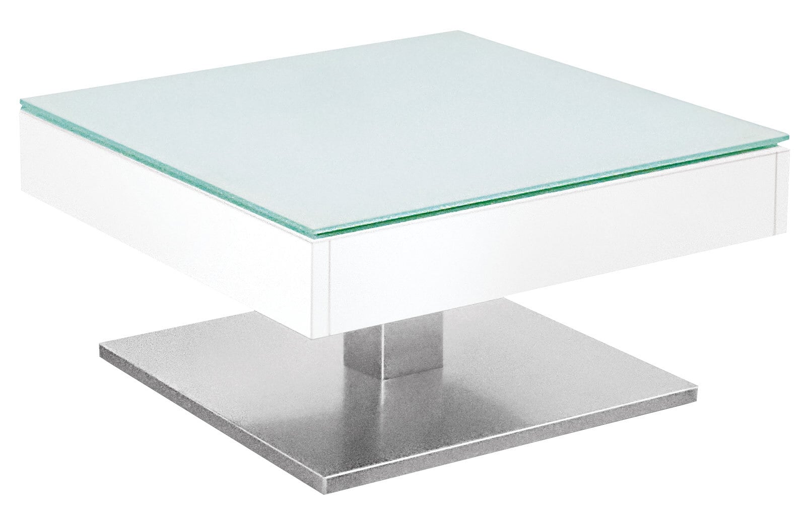 Couchtisch 75 x 38 x 75 cm Weiß