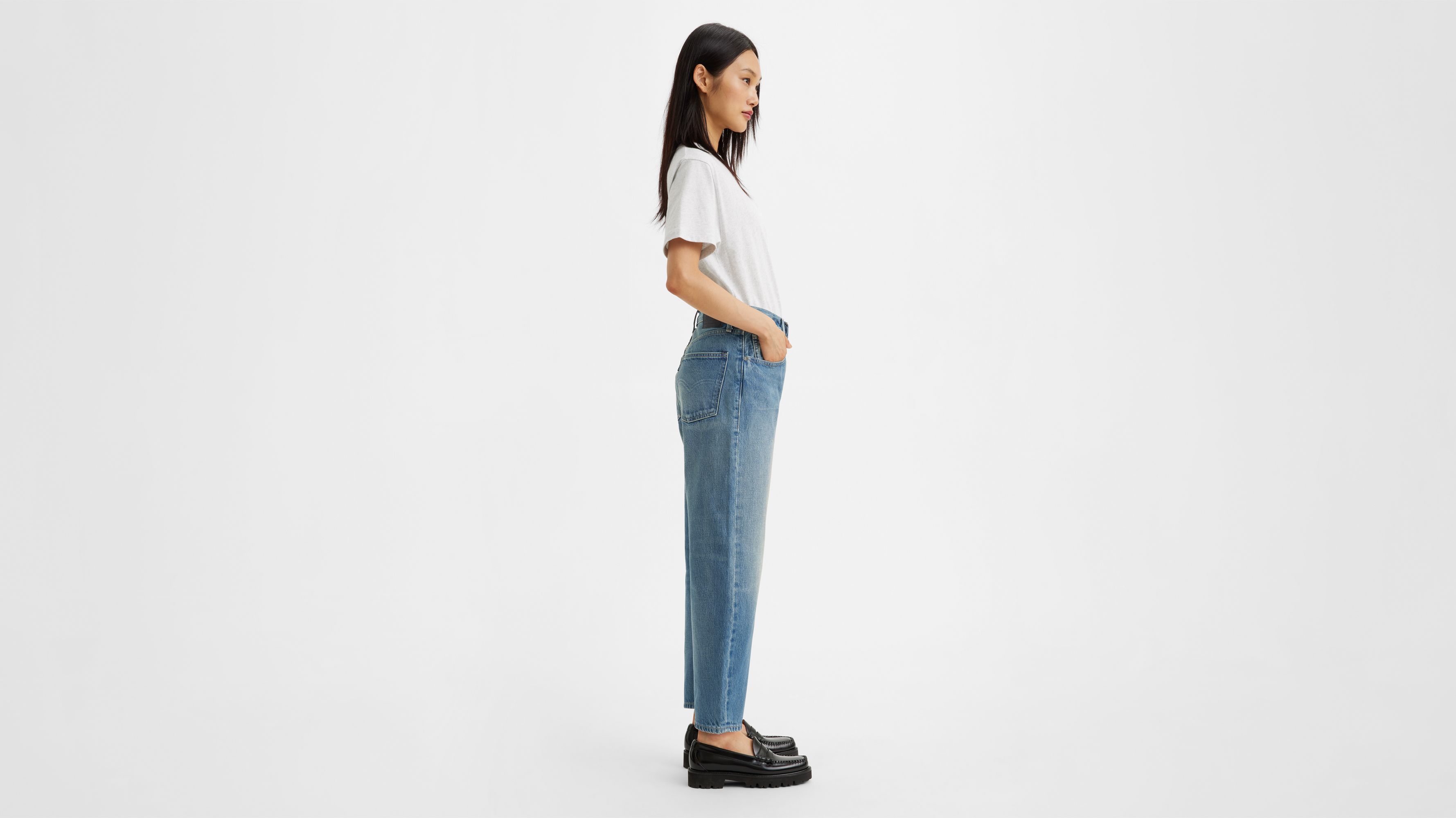 Jean Levi's® Made & Crafted® Barrel - Brook Blue - Bleu