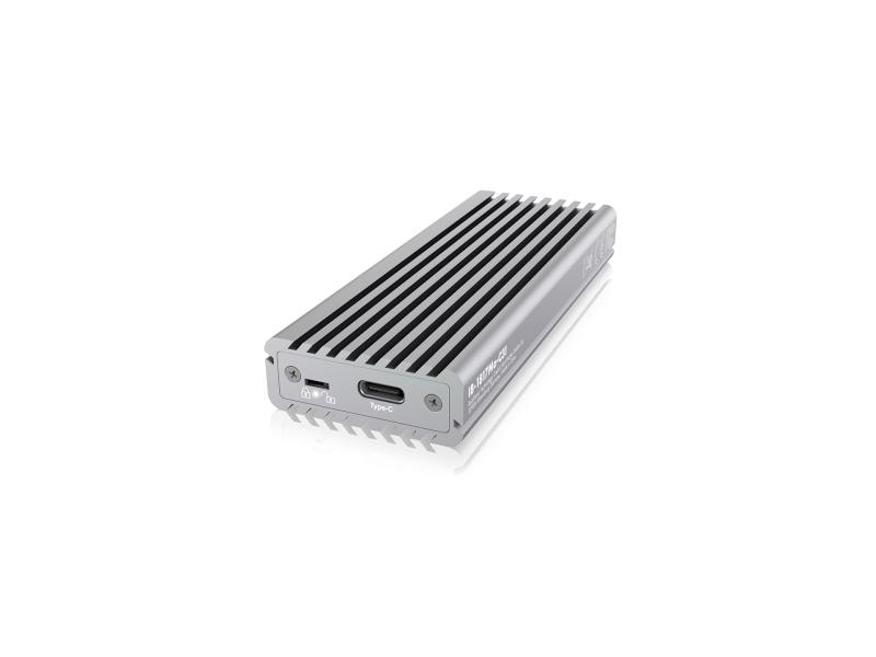 ICY BOX Externes Gehäuse IB-1817Ma-C31 M.2 NVMe silber Gehäuse für M.2-Laufwerke