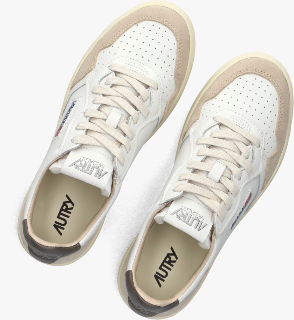 witte autry lage sneakers medalist low