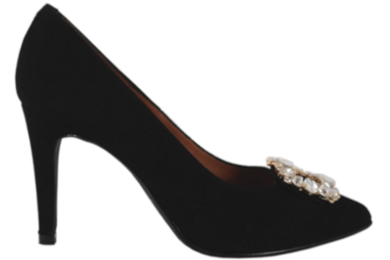 COPHENHAGEN SHOES LA. SORT STILET I RUSKIND