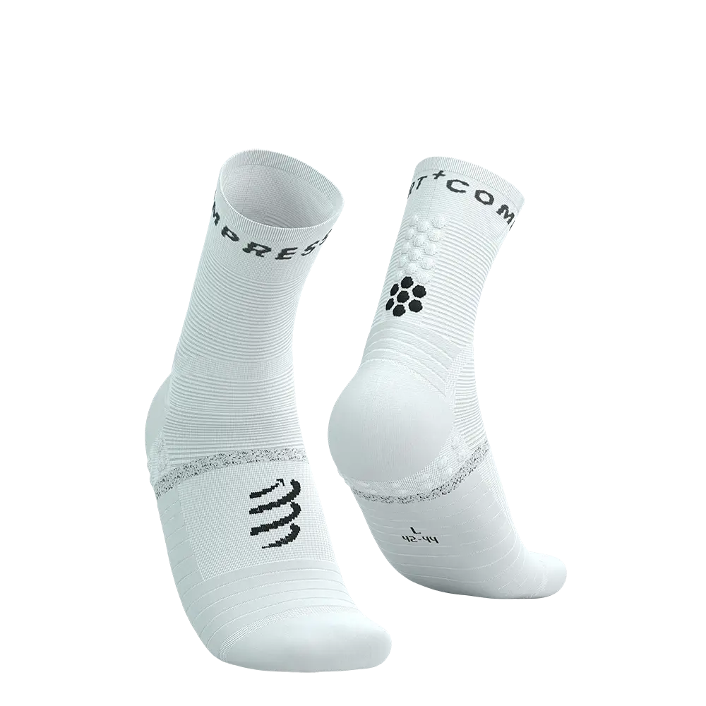 Compressport Pro Marathon V2.0 Hardloopsokken Wit/Zwart