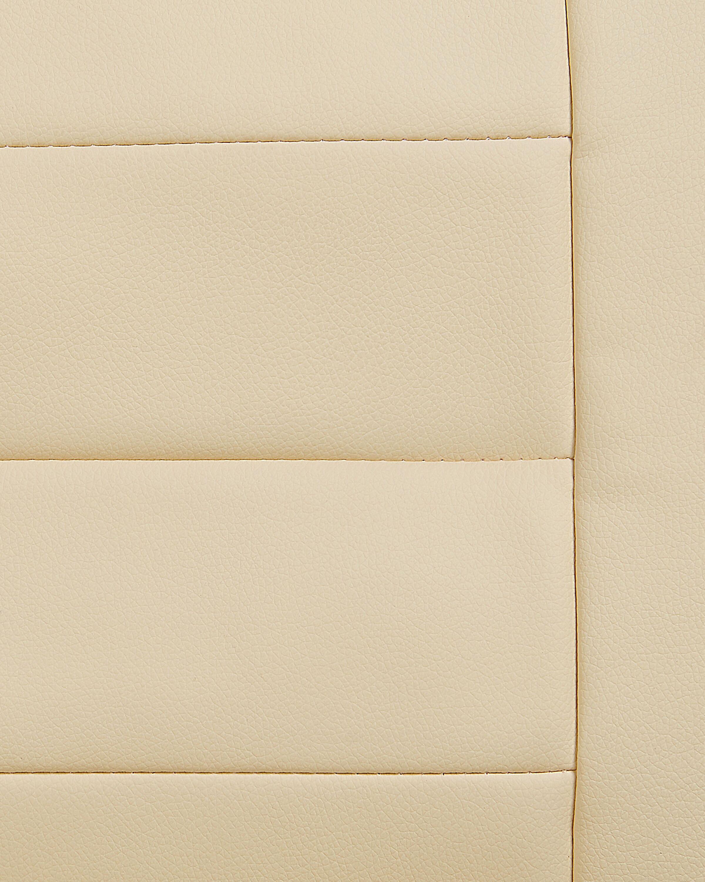 Massagestoel met verwarming GRANDEUR Kunstleer Beige
