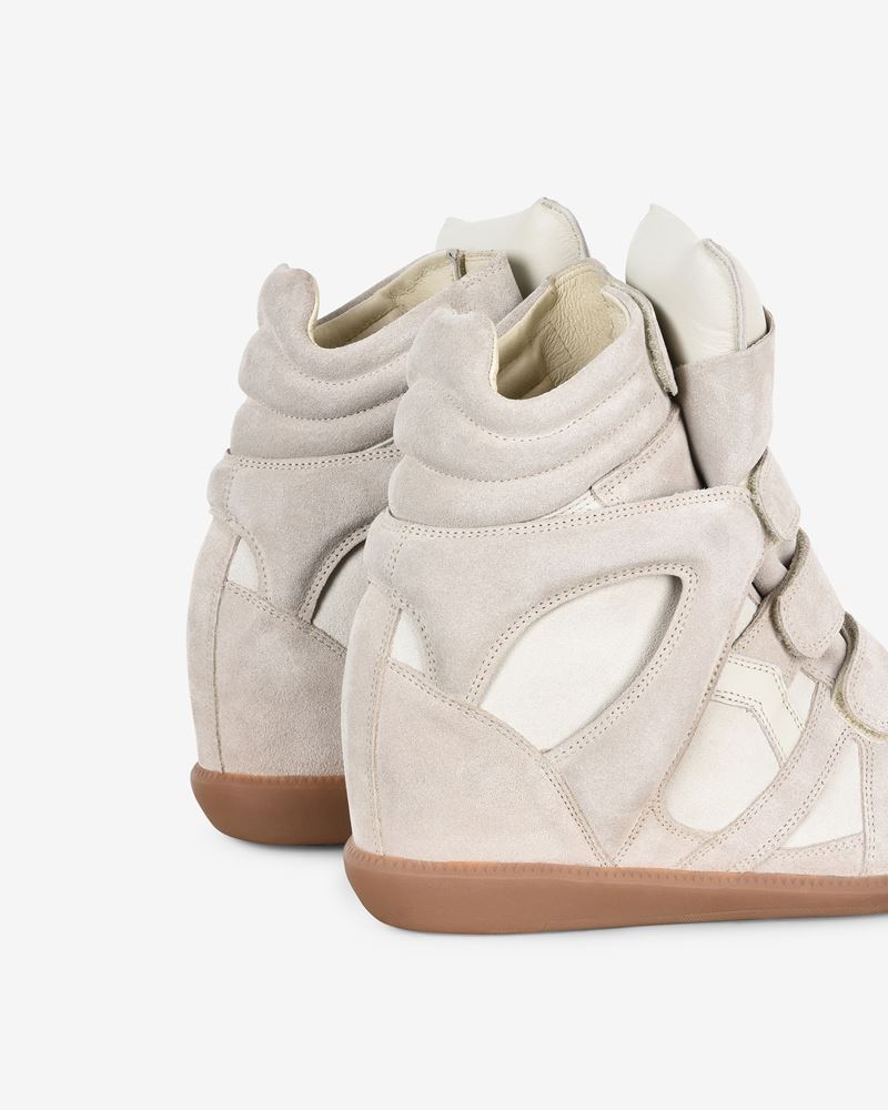 BASKETS EN CUIR VELOURS BEKETT