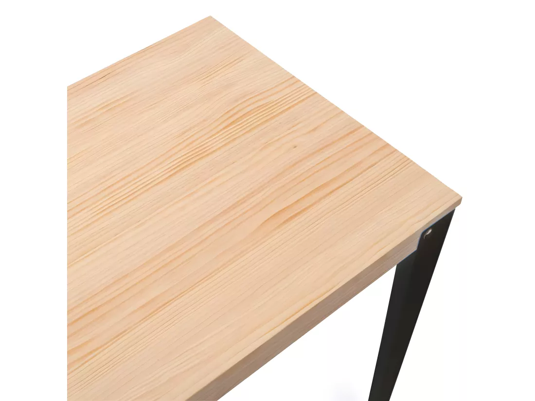 Table Mange debout Lunds 40x120x110cm Anthracite-Naturel