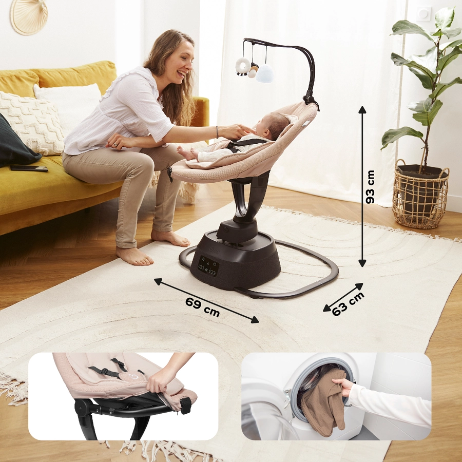 babymoov Elektrische Babyschaukel Swoon Evolution Connect
