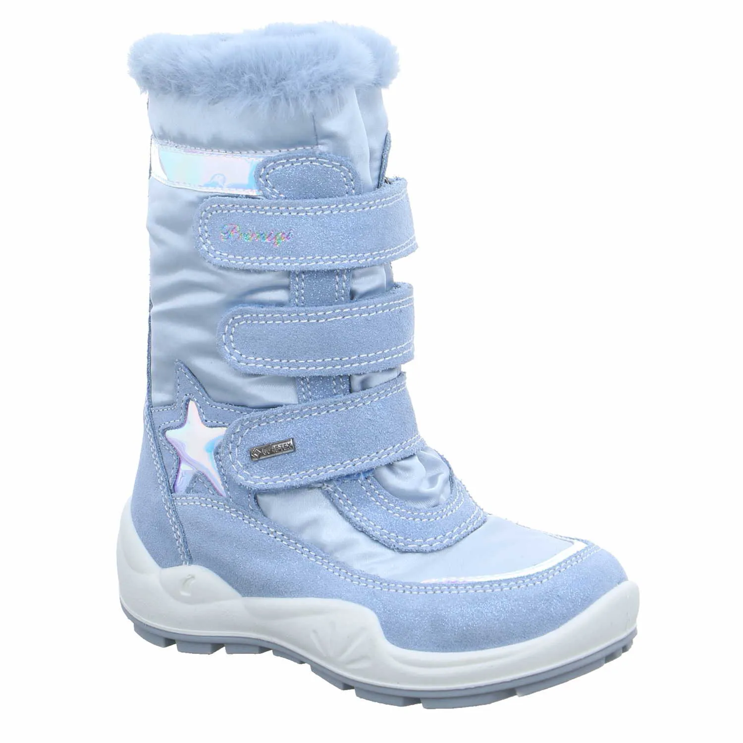 PRIMIGI Mädchen-Snowboot Membrane Hellblau Textil  Winterstiefel