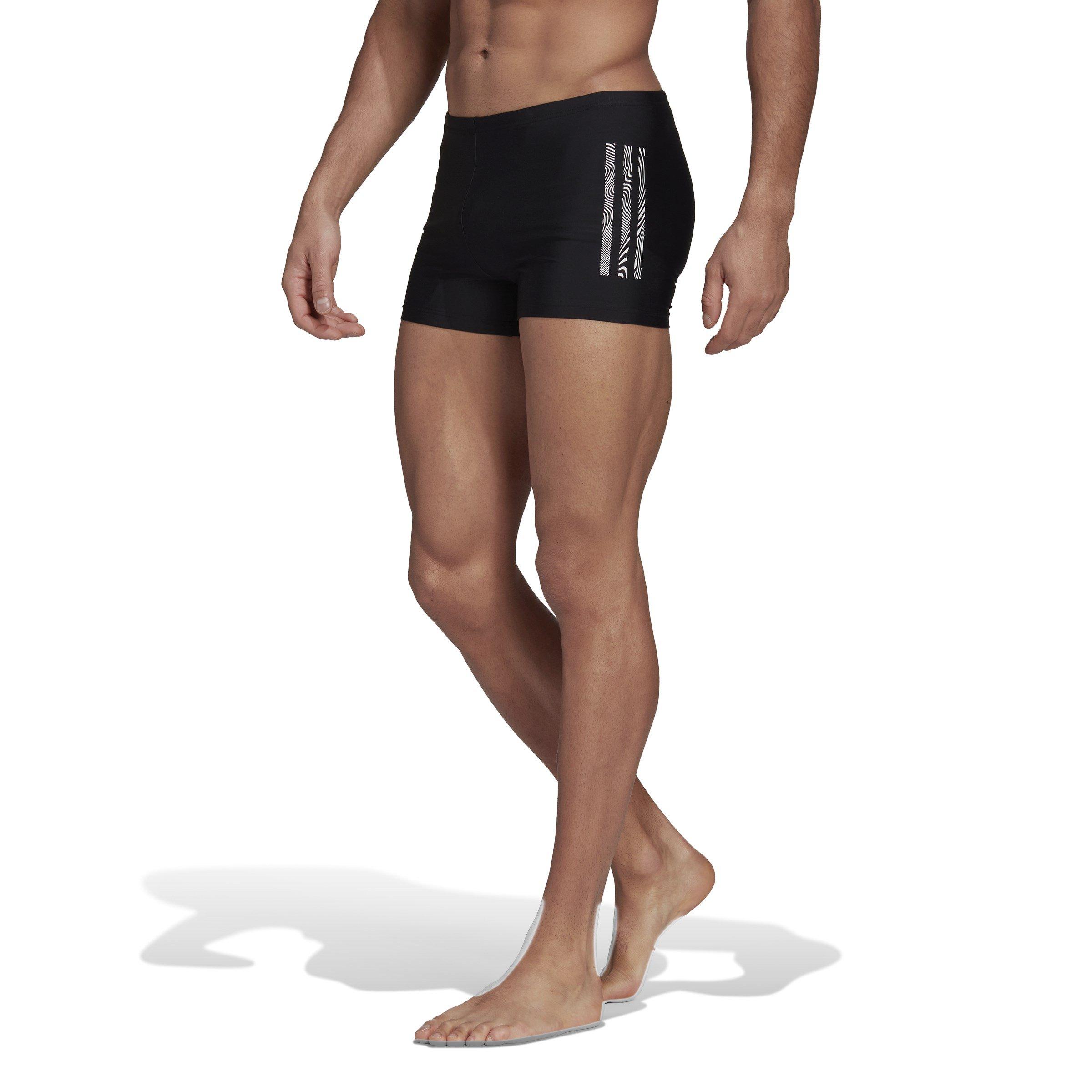 adidas Mid 3 Stripes Swimming Boxers Mens