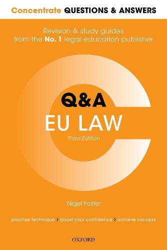 Concentrate Questions and Answers EU Law: Law Q&A Revision and Study Guide - Concentrate Questions & Answers (Paperback)