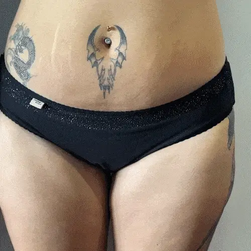 Culotte menstruelle détachable en coton bio - Version 1 - 1 culotte menstruelle / Basique / Taille 1 - Flux léger
