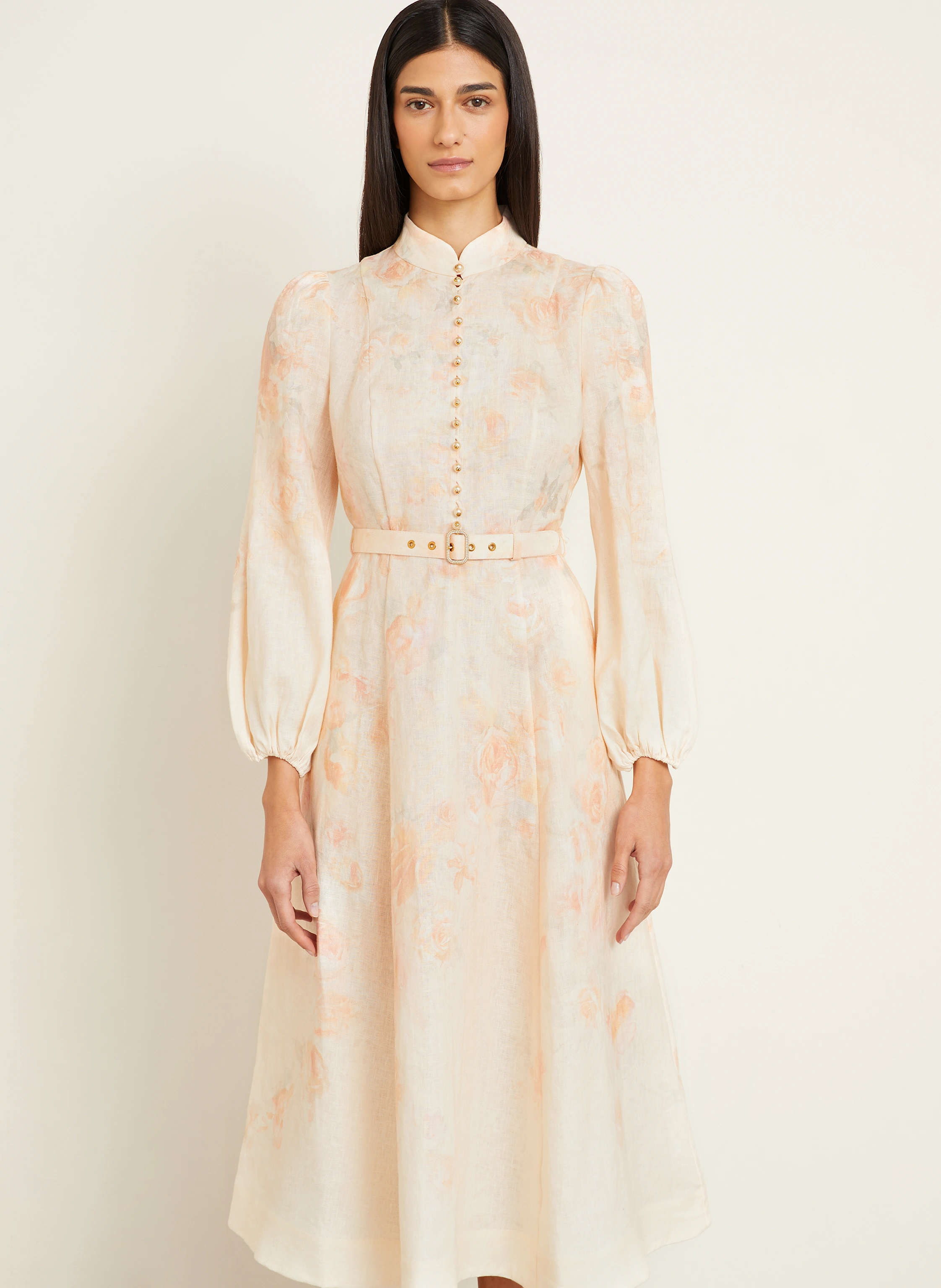ZIMMERMANN Leinenkleid CRUSH