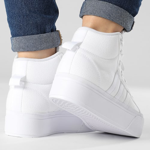 Baskets Montantes Femme Bravada 2.0 Mid Platform IE2316 Footwear White Core White