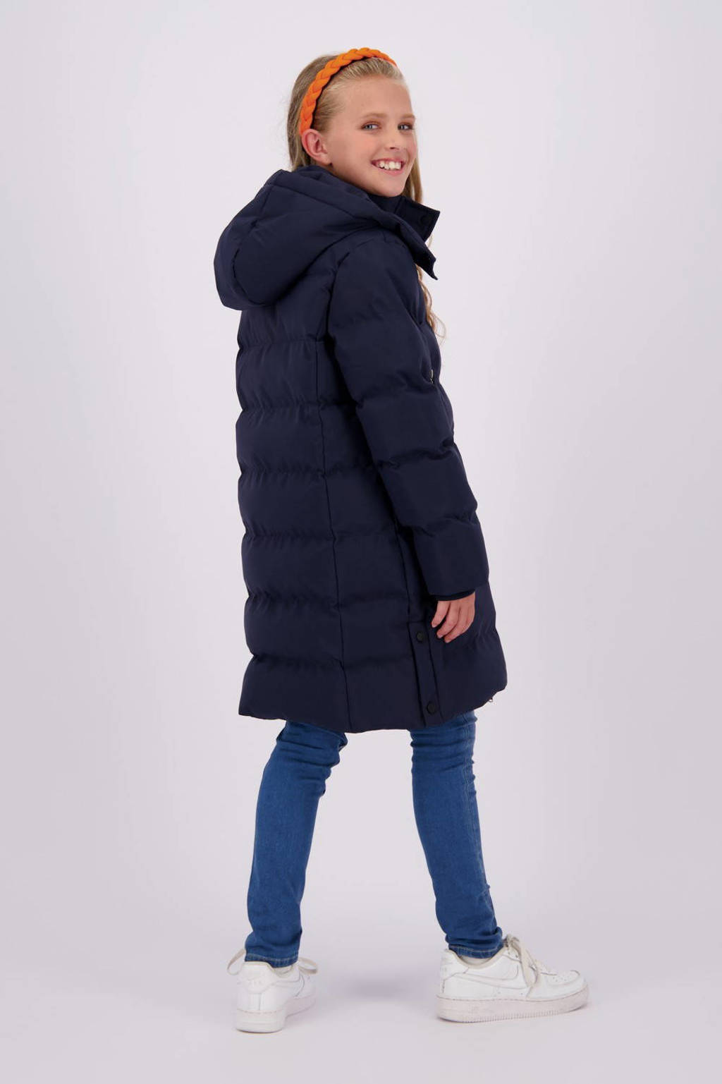 Vingino gewatteerde winterjas Tionne donkerblauw