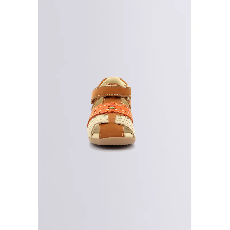 Bigbazar Camel orange SANDALES Cuir Garçon