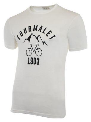 T-Shirt Manches Courtes LeBram x Sport d'Epoque Tourmalet Marshmallow